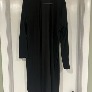 Maurices Black Long Sleeve Cardigan